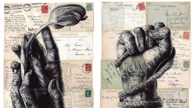Vintage Ephemera Backdrops Mark Powell's Intimate Ballpoint Pen ... &copy; Creative Commons