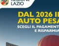 Lazio, oltre 2,4 milioni di proprietari esentati dal bollo auto e moto