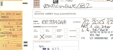 Bollo auto, in Umbria 388.100 proprietari interessati dall'esenzione