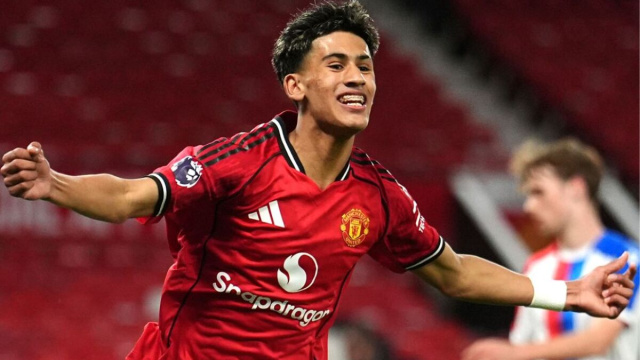 JJ Gabriel, attaccante del Manchester United. Foto &copy; Sky Sport