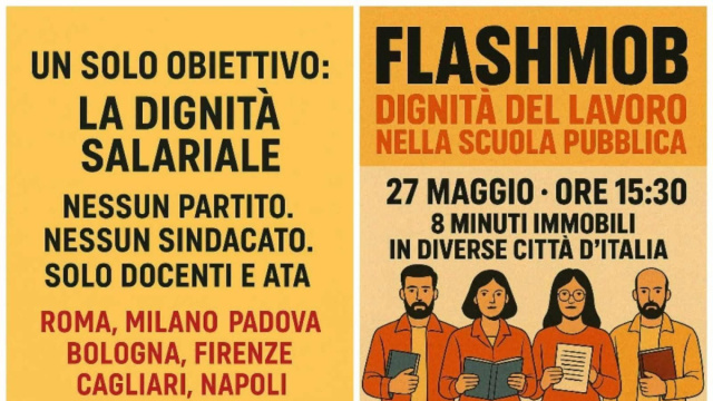 Precariet&agrave; nella scuola, il 27 maggio flash mob nazionale di ... &copy; Creative Commons