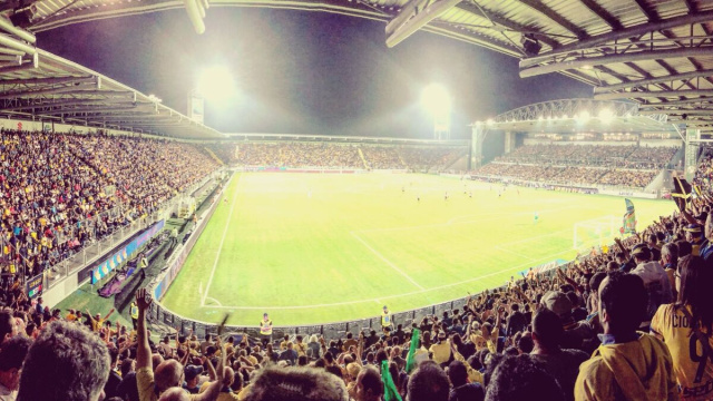 Stadio Benito Stirpe, panoramica dalla Curva Nord (Frosinone-Foggia 2-2, 18/05/2018)