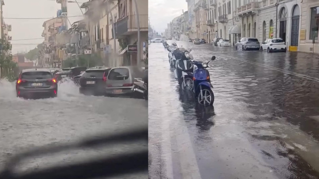 Temporali in Toscana, strade allagate a Massa e Viareggio: caduti ... &copy; Creative Commons