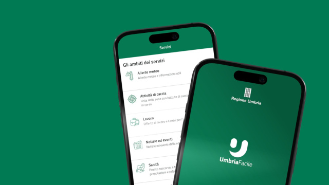 UmbriaFacile. L'app dei servizi pubblici della Regione Umbria ... &copy; Creative Commons