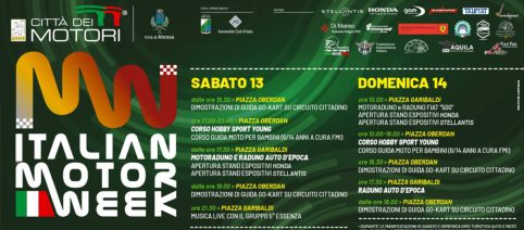 Dal 19 al 27 settembre l'Italia celebra i motori con cento eventi