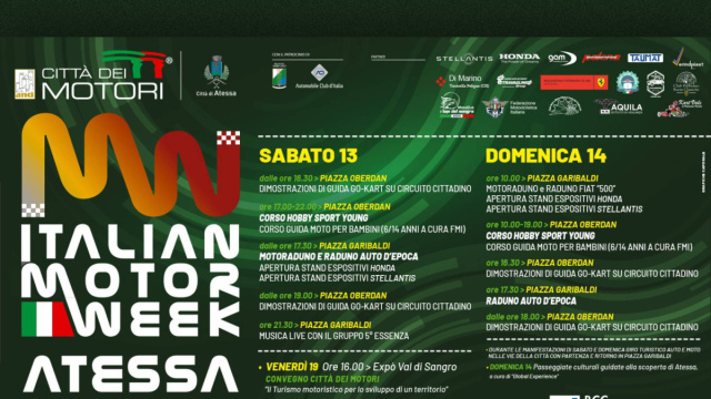 Italian Motor Week 2025 ad Atessa: dal 13 al 19 settembre tra ... &copy; Creative Commons