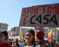 Corteo Spin Time a Roma: 'Un'altra città per gli spazi urbani'