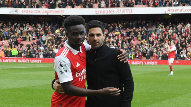 Bukayo Saka and Mikel Arteta win March Premier League awards - BBC ... &copy; Creative Commons