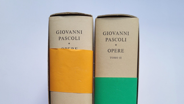 Giovanni Pascoli - Opere. 2 tomi  Se una notte d'inverno un libro &copy; Creative Commons