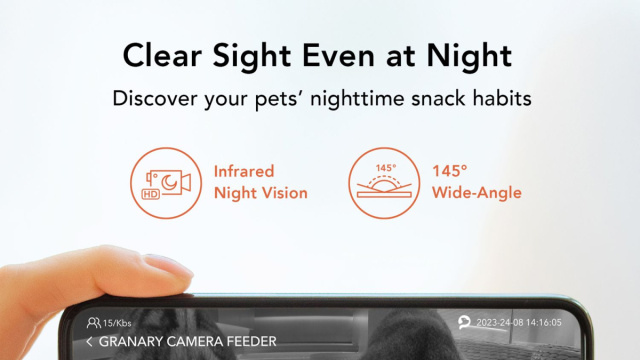 Petlibro Granary Smart Camera Feeder Dual Bowl  Medpets.it &copy; Creative Commons