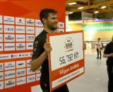 Filippo Ganna al termine del record dell'ora - &copy; Youtube UCI