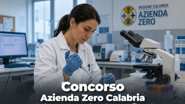 Concorso Azienda Zero Calabria Tecnici laboratorio 2026: 31 posti &copy; Creative Commons