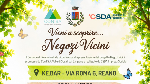 Progetto Negozi Vicini a Mattie: a Reano 4 incontri gratuiti per ... &copy; Creative Commons