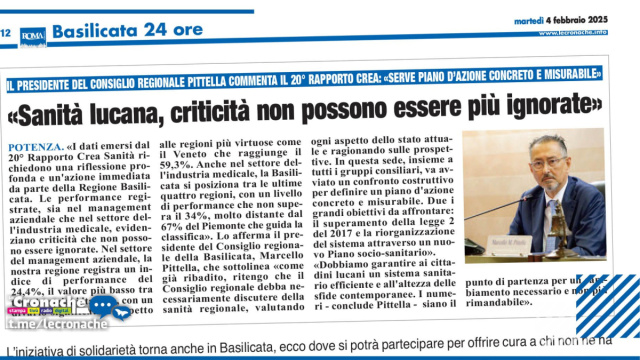 SANIT&Agrave; LUCANA, CRITICIT&Agrave; NON POSSONO ESSERE PI&Ugrave; IGNORATE&raquo; &copy; Creative Commons