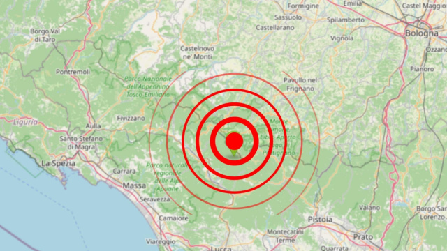 Terremoto in Toscana, scossa di magnitudo 3.2 nella notte al ... &copy; Creative Commons