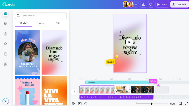 Crea grafiche e contenuti per social media con l'AI Canva &copy; Creative Commons