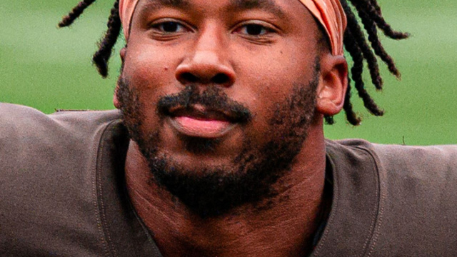 File:Myles Garrett (2021).jpg - Wikipedia &copy; Creative Commons