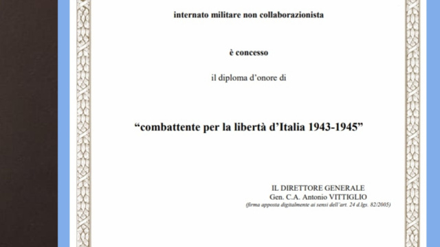 Notiziario: FEDERAZIONE DI PALERMO: MEDAGLIA D'ONORE ALLA MEMORIA ... &copy; Creative Commons
