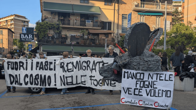 Remigrate nelle fogne': a Perugia, presidio antifascista contro il ... &copy; Creative Commons