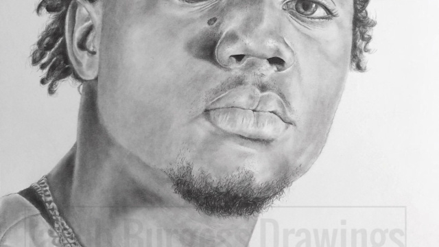 Ronald Acu&ntilde;a Jr Pencil Drawing Print 11"x14" Numbered to 300 ... &copy; Creative Commons