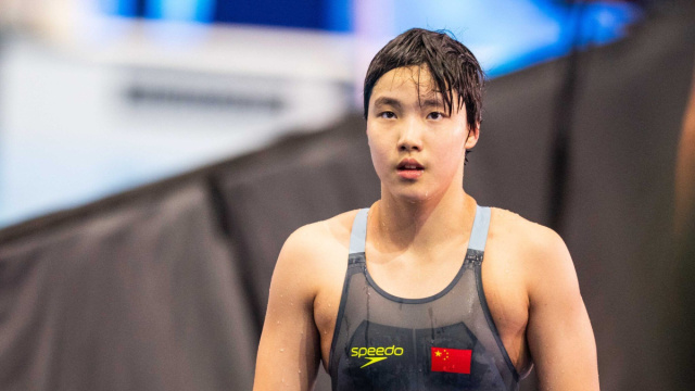 Swammy Awards 2025 &ndash; Nuotatrice Junior Dell'Anno: Yu Zidi &copy; Creative Commons