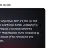 CNN, MS NOW e Politico denunciano Trump per il blocco alla Casa Bianca