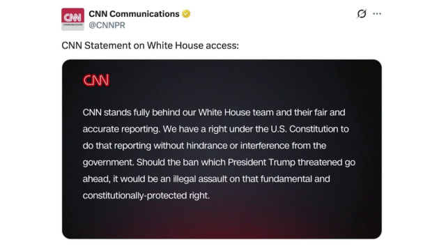 Cnn e New York Times condannano il piano di Trump di escludere ... &copy; Creative Commons