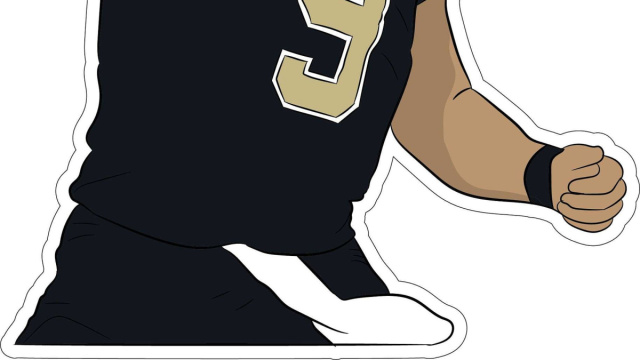 Drew Brees "Breesus" Sticker - Etsy Italia &copy; Creative Commons