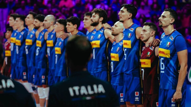 Nazionale italiana di pallavolo &copy; Pagina Facebook ufficiale della Federazione Italiana Pallavolo