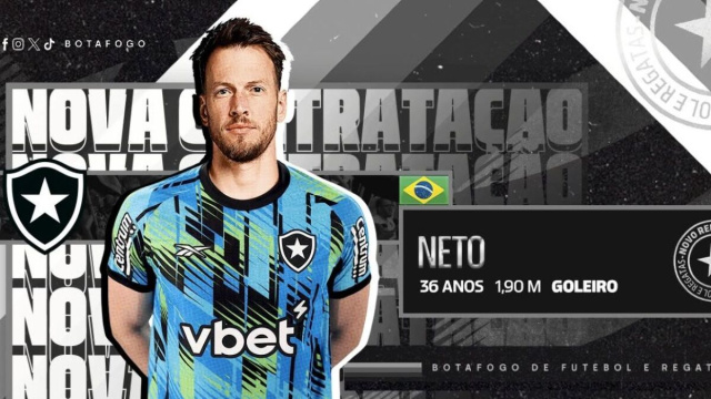 Neto, portiere svincolato. Foto &copy; Botafogo