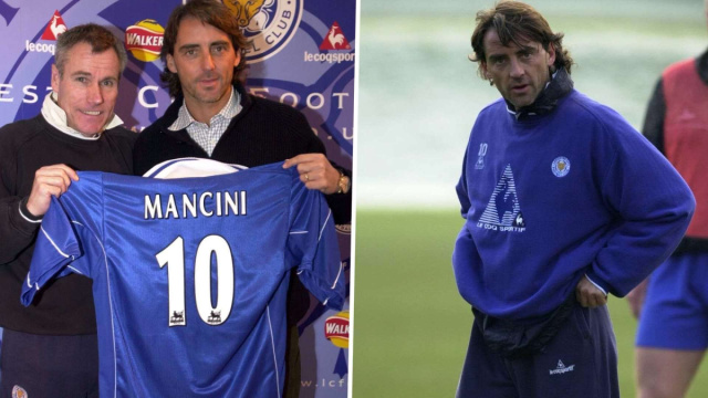 Quando Roberto Mancini gioc&ograve; al Leicester: un mese senza fuoco ... &copy; Creative Commons