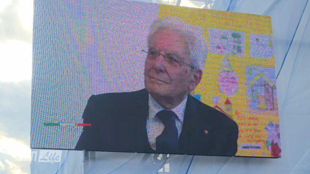 Sergio Mattarella &egrave; arrivato ad Amatrice: omaggio alle vittime del ... &copy; Creative Commons