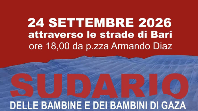 Sudario delle bambine e dei bambini di Gaza - 24 settembre 2026 &copy; Creative Commons