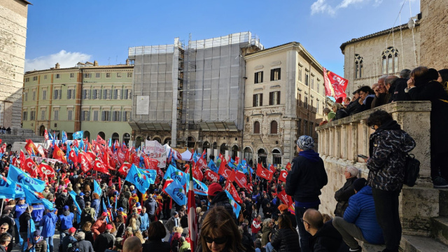 La precettazione &egrave; fallita, lo sciopero no. In 60mila a Roma ... &copy; Creative Commons