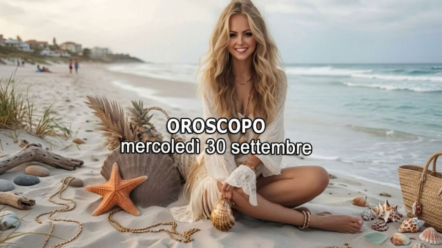 Locandina per l'oroscopo di mercoled&igrave; 30 settembre 2026 - &copy; Gemini IA.