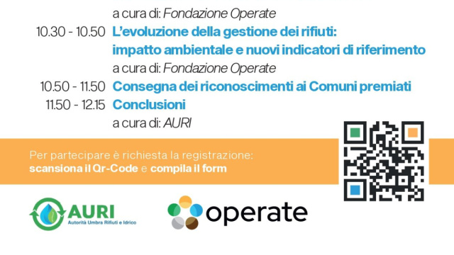 Premio Waste Carbon Free Regione Umbria - Operate &copy; Creative Commons