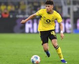 Samuele Inacio, attaccante del Borussia Dortmund. Foto &copy; Borussia Dortmund.