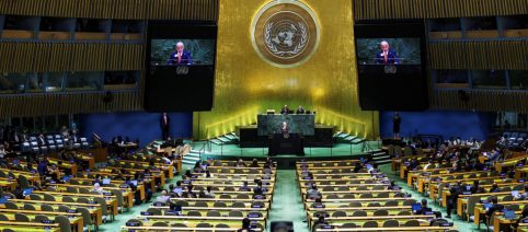 Netanyahu: 'Grottesca e sbalorditiva' la dichiarazione di Macron all'ONU su Gaza