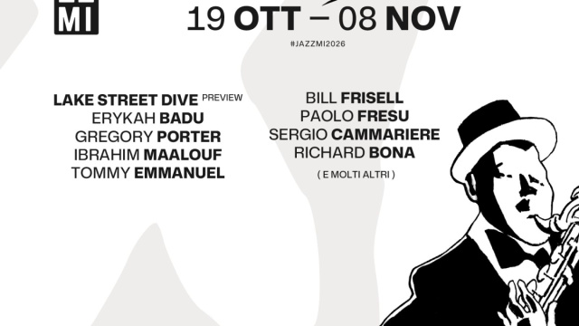 JAZZMI 2026  dal 19 ottobre al 8 novembre &copy; Creative Commons