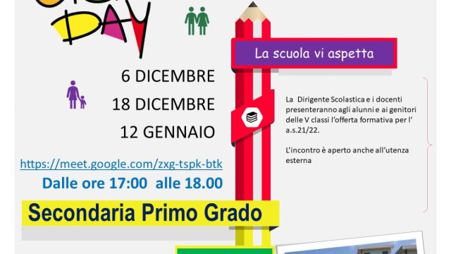 Open Day Iscrizioni a.s. 2022 &ndash; 2023 &ndash; Istituto Comprensivo ... &copy; Creative Commons