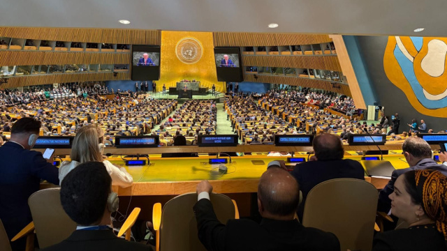 Secretary General Franco Dal Mas in New York for the UN General ... &copy; Creative Commons