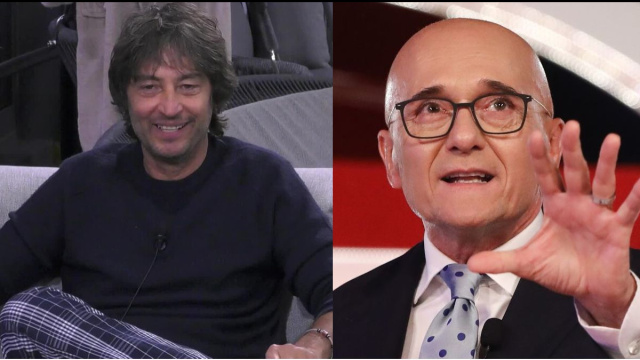 Simone Annicchiarico e Alfonso Signorini &copy; Canale 5.