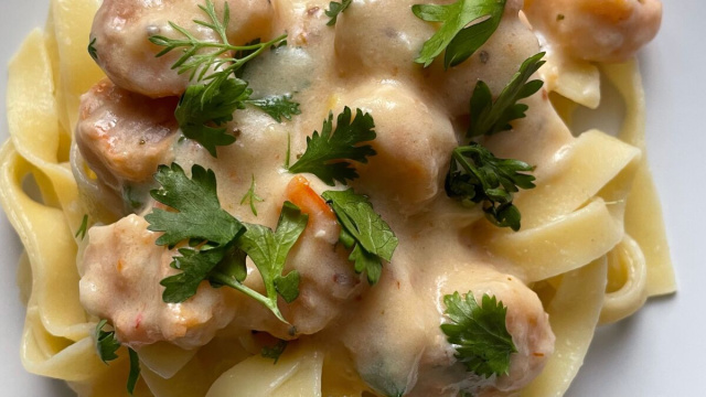 Tagliatelle alla " Non faccio fansionamenti" buone con i frutti di mare. Foto pexels.com@