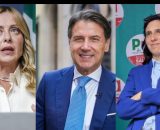 Giorgia Meloni, Giuseppe Conte ed Elly Schlein (&copy; Facebook)