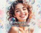 Locandina per l'oroscopo di venerd&igrave; 2 ottobre 2026 - &copy; Gemini IA.