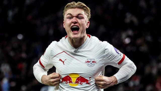 Conrad Harder, attaccante dello Strasburgo. Foto &copy; Calciozzz