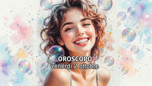 Locandina per l'oroscopo di venerd&igrave; 2 ottobre 2026 - &copy; Gemini IA.