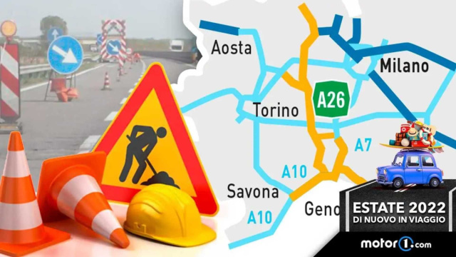 Cantieri autostradali in Liguria: la mappa del 2022 &copy; Creative Commons