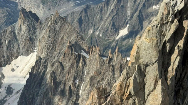Due alpinisti bloccati sul Dente del Gigante portati in salvo illesi &copy; Creative Commons