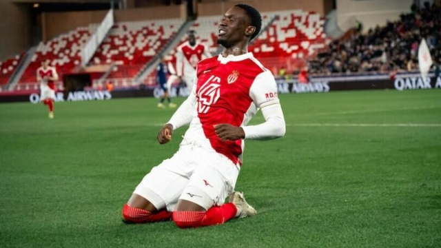 Florian Balogun, attaccante del Monaco. Foto &copy; Monaco